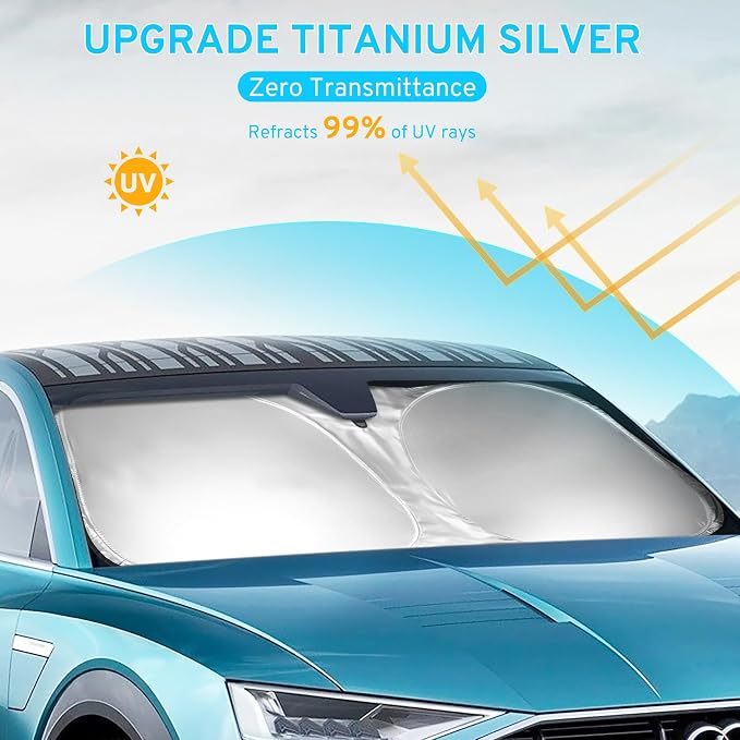 Car Windshield Sun Shade Sunshade Compatible - Image 4