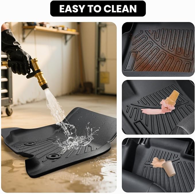 Floor Mats for 4Runner 2025, All Weather Floor Mats Floor Liners Compatible - Image 6