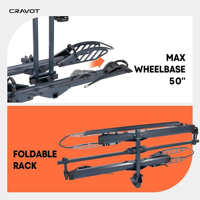CyberRack E2 Hitch 2 E-Bike Rack - Image 6