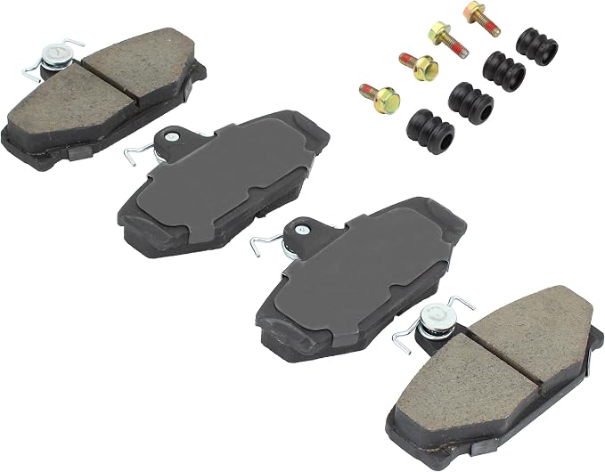 Premium Semi-Metallic Rear Brake Pads Compatible - Image 2