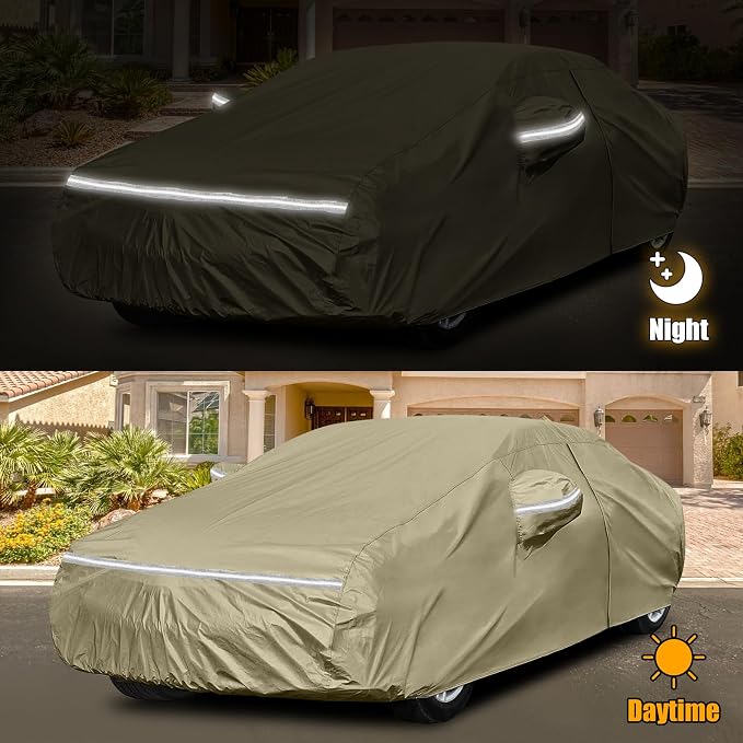 Waterproof Car Covers Replace for 2004-2025 Toyota Prius, Windproof Bands for - Image 4