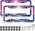 Sunset Mountain Anime License Plate Frames by Unknown