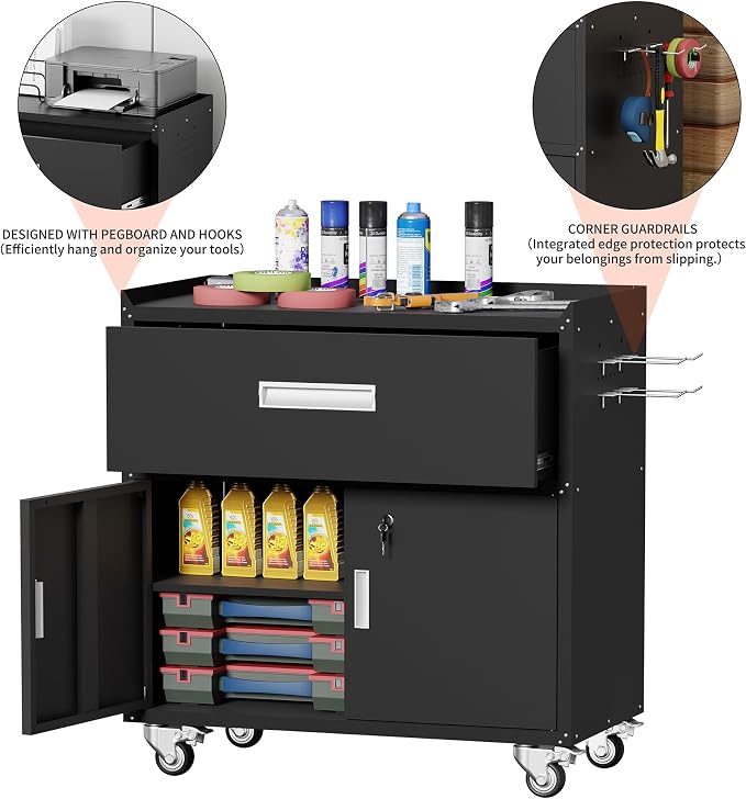 Metal Garage Storage Cabinet - Image 4