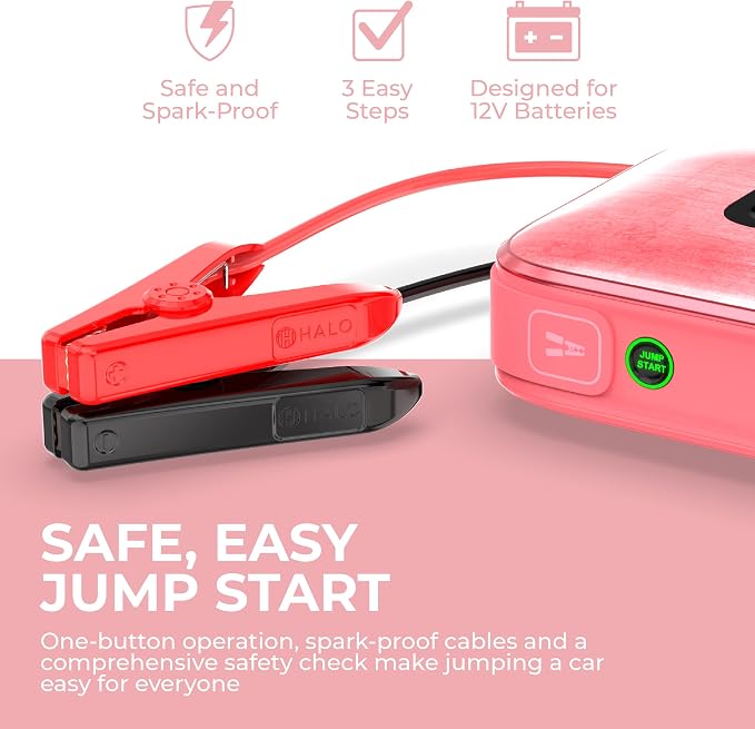 HALO Bolt Ultimate 3 Portable Car Battery Jump Starter | 130 PSI Air Compressor - Image 5