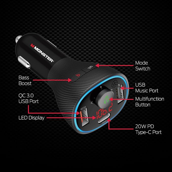 Monster Bluetooth FM Transmitter - Image 2