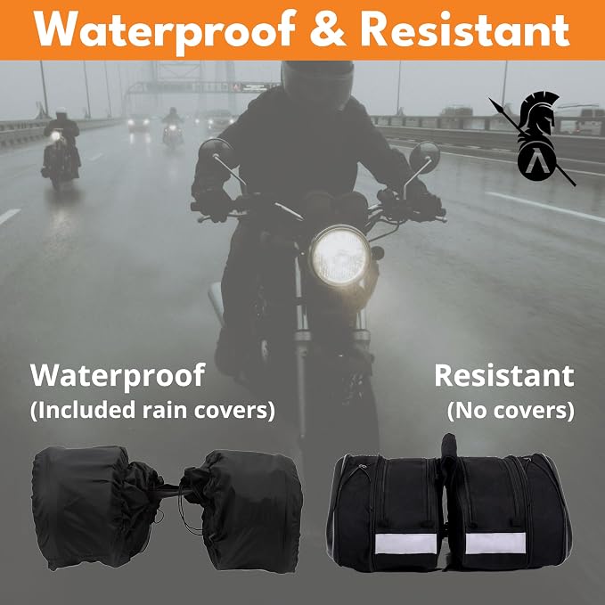 Motorcycle Saddlebags, 36L-58L Expandable Capacity, Motorcycle Panniers - Image 3