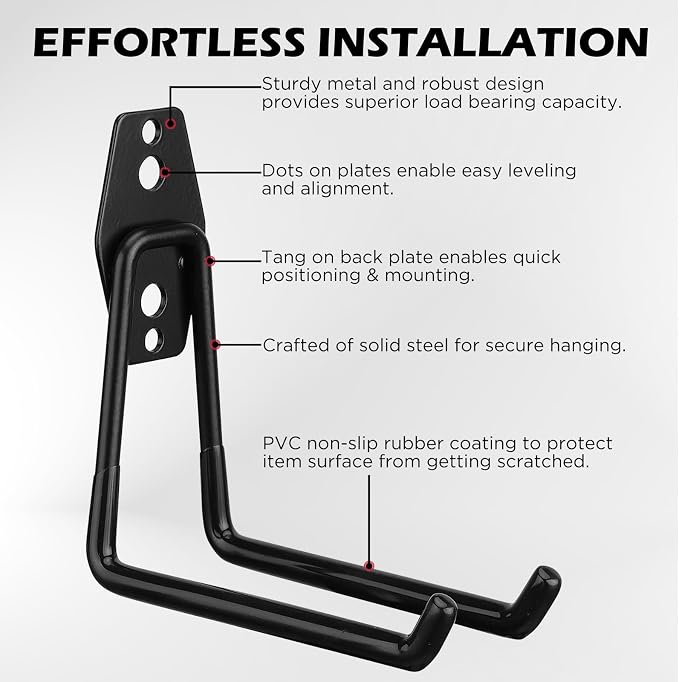 20 Pack Heavy Duty Garage Storage Hooks - Image 3