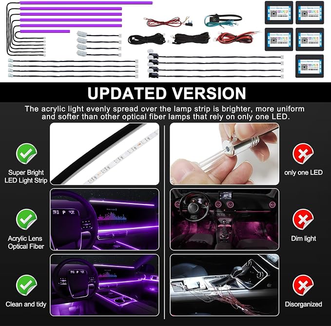Acrylic Interior LED Strip Light - Image 5