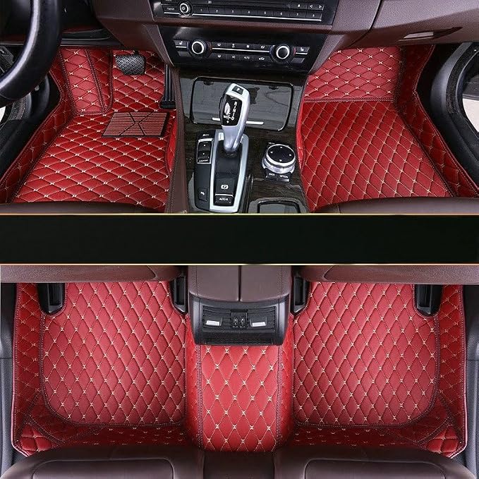 Custom Artificial Leather Waterproof All-Weather Car Floor Mats Fit by SLFCWA