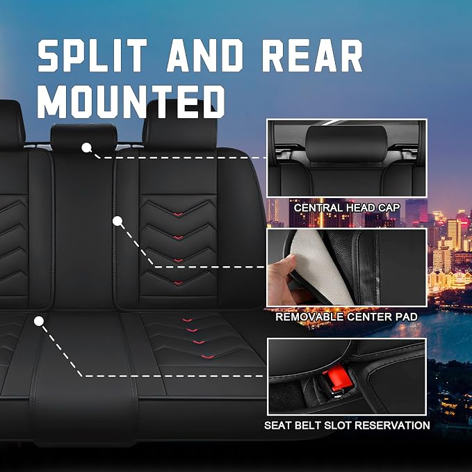 Car Seat Covers for Chrysler Pacifica 2004-2025, Stylish Sport Seat Cover - Image 6