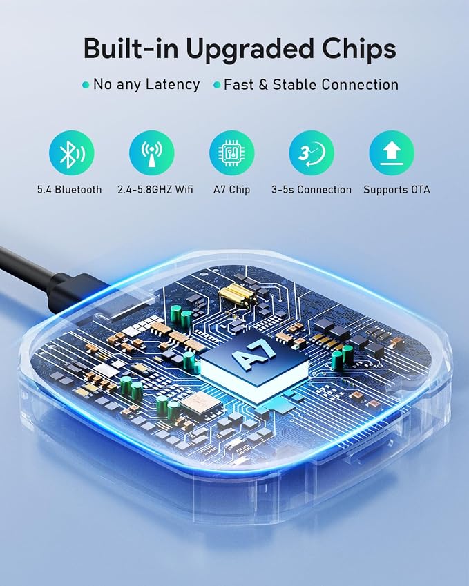 FAHREN 3rd-Gen Wireless CarPlay Adapter - Image 3