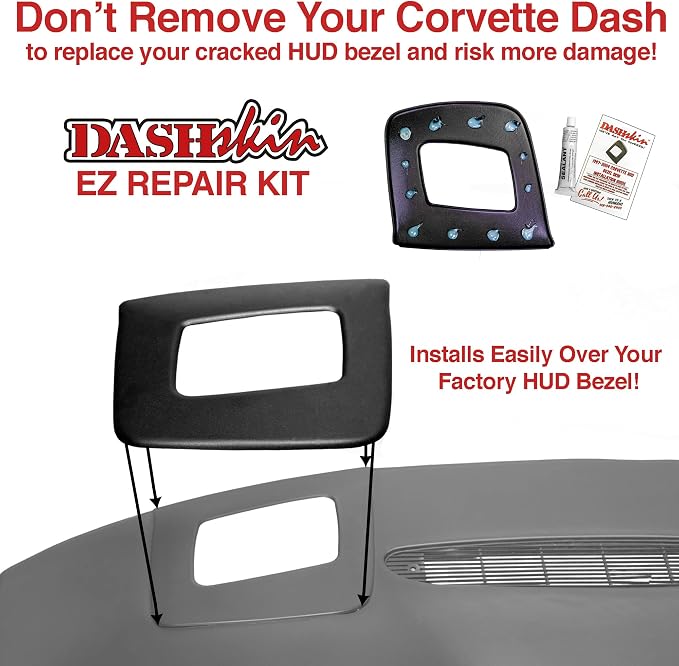 DashSkin Molded Heads Up Display HUD Bezel Retrofit Kit Compatible - Image 2