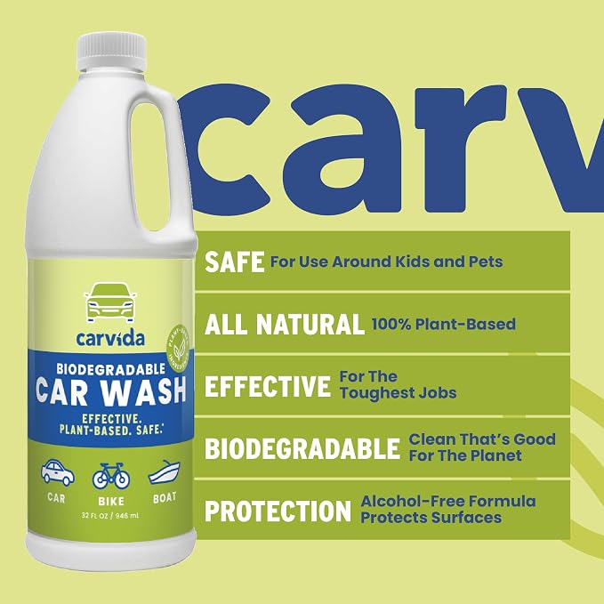 Biodegradable Car Wash, Environmentally-Friendly Plant-based Concentrate - Image 2