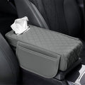 Car Armrest Cover Leather Car Console Covers Box Pad by Rneswi
