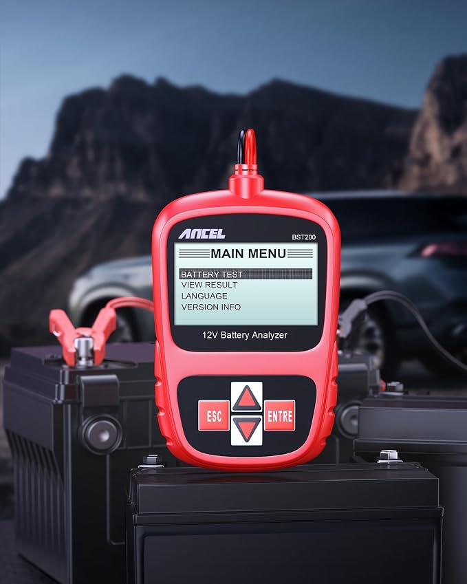 ANCEL BST200 Car Battery Tester 12V Automotive, 100-1100 CCA Battery Load - Image 9