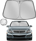 Windshield Sun Shade for 2008-2014 MERC-e-des-Be-nz C-Class w203 Foldable Sun by Fonowka