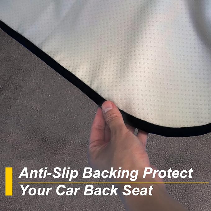 Back Seat Cover for Car Trucks Van SUV, Waterproof Rear Bench Towel Seat Covers - Image 5