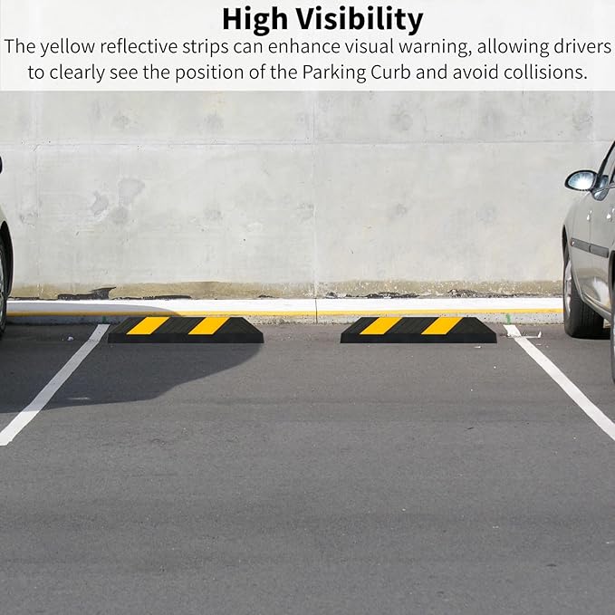 Heavy-Duty Parking Curb Wheel Stop - Image 5