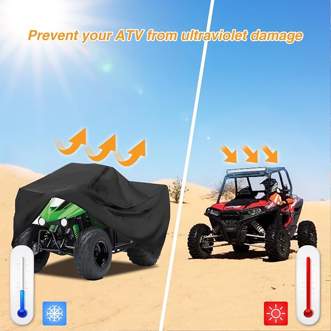 NEVERLAND ATV Cover 210D Oxford Cloth, Waterproof Outdoor Heavy Duty 4 Wheeler - Image 7