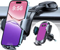 HTU Upgraded Strongest Suction Car Phone Holder Bendable Arm, Never Block View by HTU15yearsincarmounts