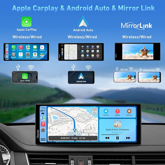 2025 CARPURIDE 9.3 Inch Carplay Screen - Image 2