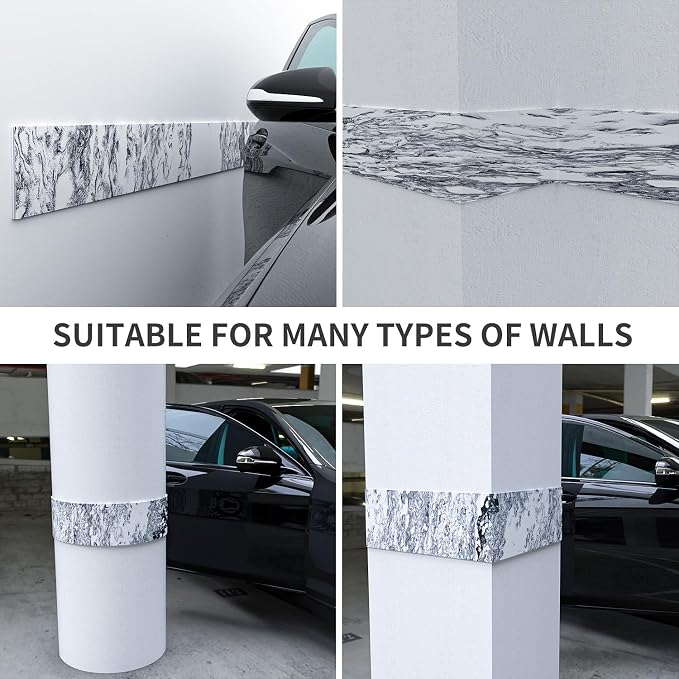 GWP01 Marble Grain Garage Wall Protector Car Door Protectors, Garage Accessories - Image 5