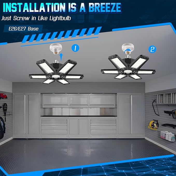 ISKYDRAW Garage Lights Bulb - Image 5