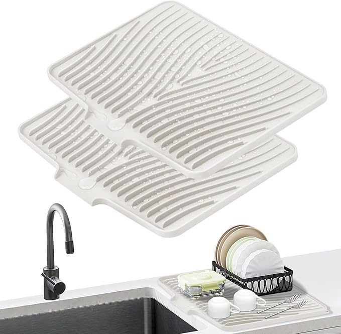 Dish Drying Mat, Stone Drying Mat by TIKNIKHomeOutdoor