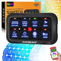 Auxbeam 8 Gang Switch Panel AR-820 Bluetooth RGB Switch Pod Automatic Dimmable by Auxbeam
