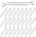 50Pcs 8"/20CM Pegboard Hooks Assortment Set, Metal Peg Board Hooks by Yauhar