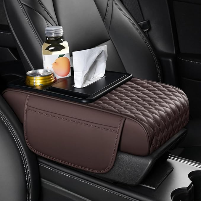 Center Console Cover Organizer, 5-In-1 Arm Rest Cover by STSoleMeT