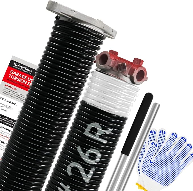 Pair of 1.75" Garage Door Torsion Springs Set by KaiMinDogzGarageDoorSpring
