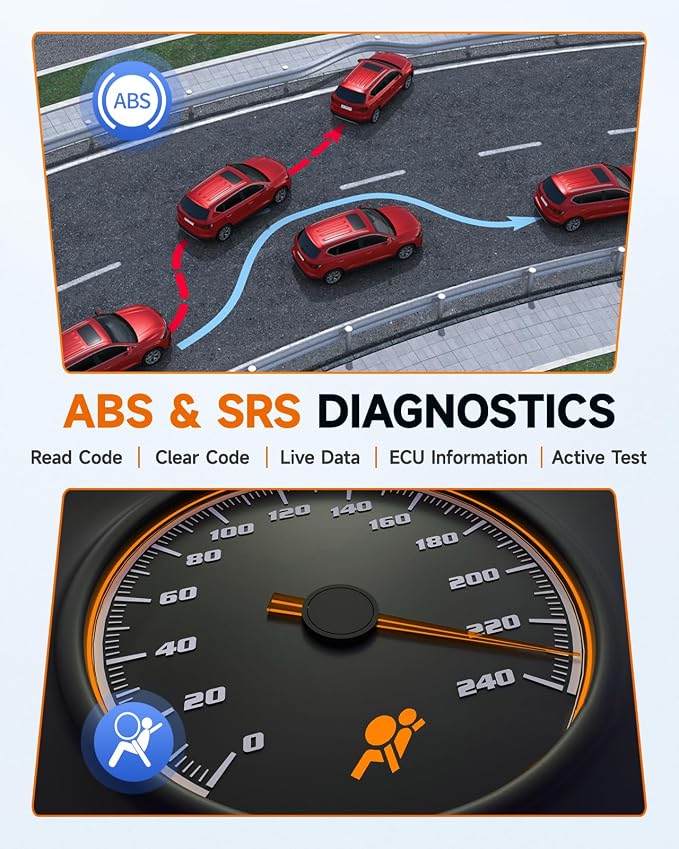 UPGRADED NT630 Plus, FOXWELL NT630 Pro 2-in-1 ABS SRS OBD2 Scanner & Battery - Image 3