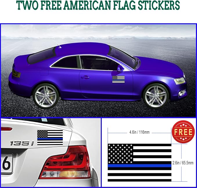 American Flag License Plate Frames - Image 8
