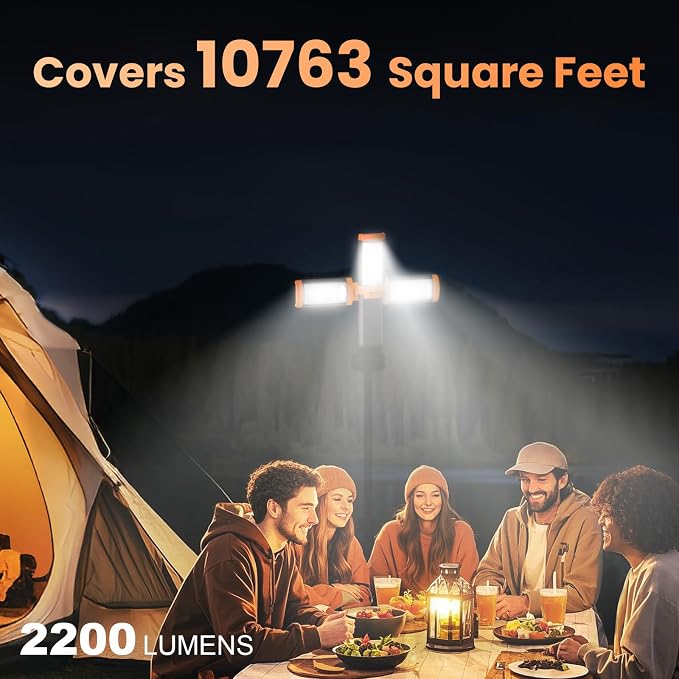 CAVN Rechargeable 10000mAh Camping Lights - Image 4