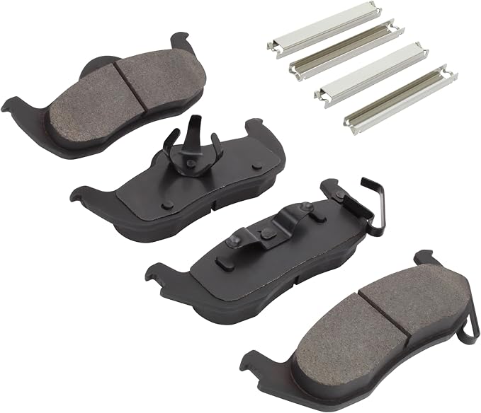 Premium Semi-Metallic Rear Brake Pads Compatible - Image 2