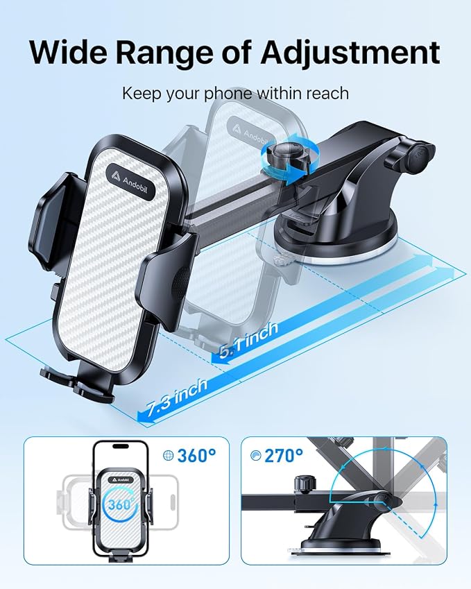 andobil Car Phone Mount Cell Phone Holders - Image 6