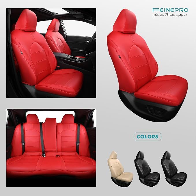 for Toyota Camry Seat Covers Hybrid XLE XSE 2018 2019 2020 2021 2022 2023 2024 - Image 8