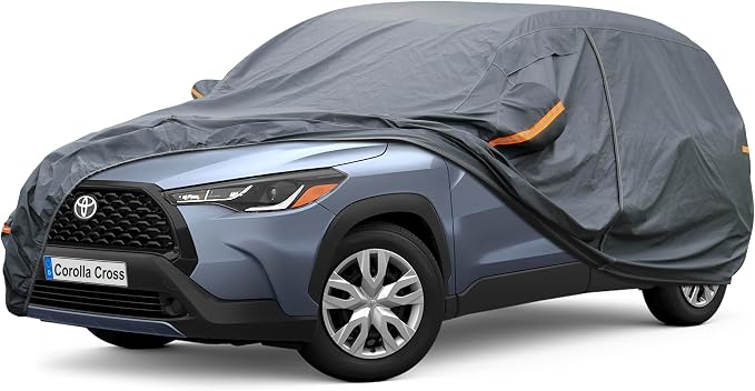 Premium Car Cover Custom Fit Toyota Corolla Cross, 16 Layers Heavy Duty Car by GUNHYI