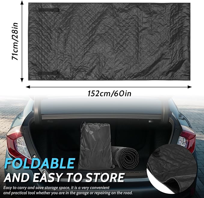 60''x28'' Foldable Car Repair Pad, - Image 4