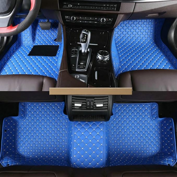 Custom Artificial Leather Waterproof All-Weather Car Floor Mats Fit by SLFCWA