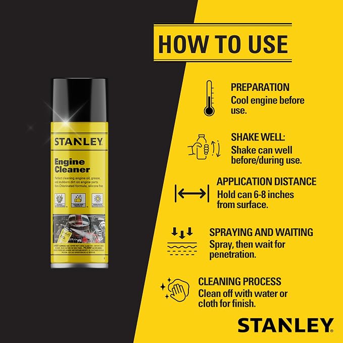 STANLEY AP 92 Engine Cleaner Spray - Image 2