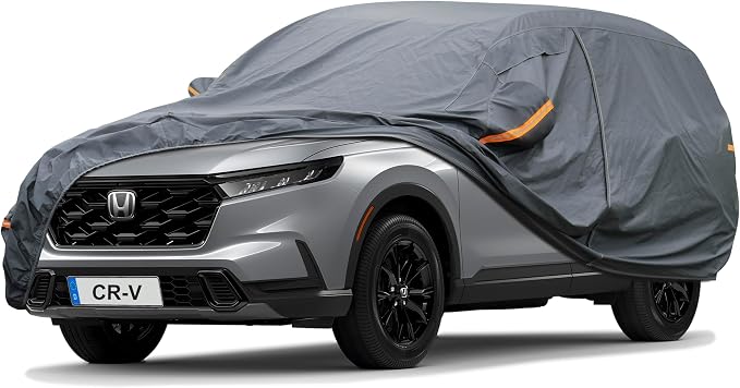 Premium Car Cover Custom Fit Honda CRV CR-V, 16 Layers Heavy Duty Car Cover by GUNHYI