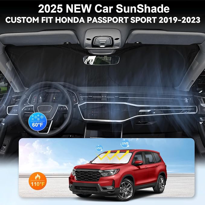 Custom Fit Passport Windshield Sunshade - Image 4