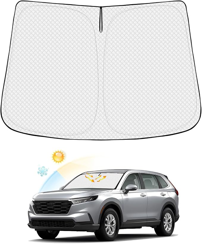 Windshield Sun Shade for Honda CR-V 2023-2025 2026 CRV Accessories Thicken by Canvcle