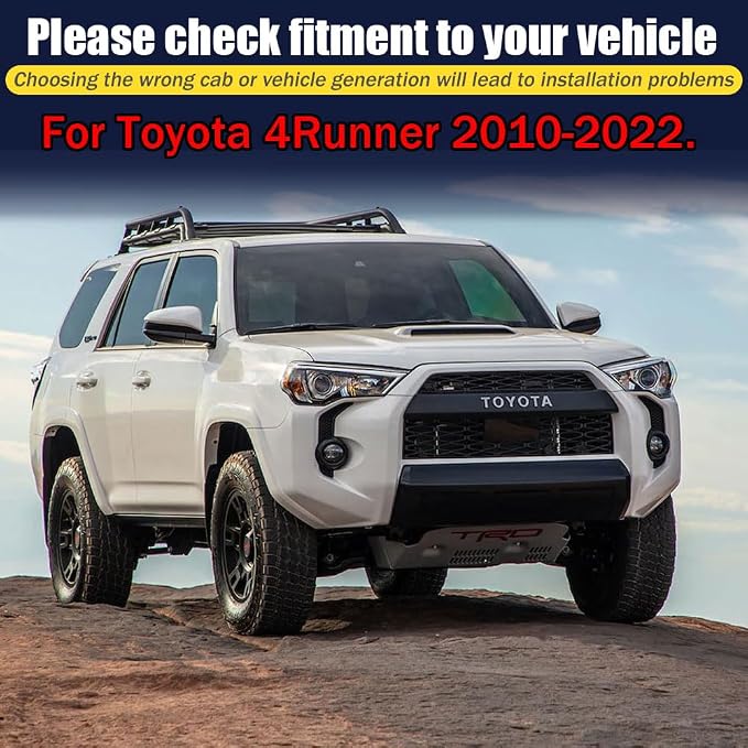 Rain Guards for 4Runner 2010-2022, Tape-on Side Window Deflectors for 4Runner - Image 6