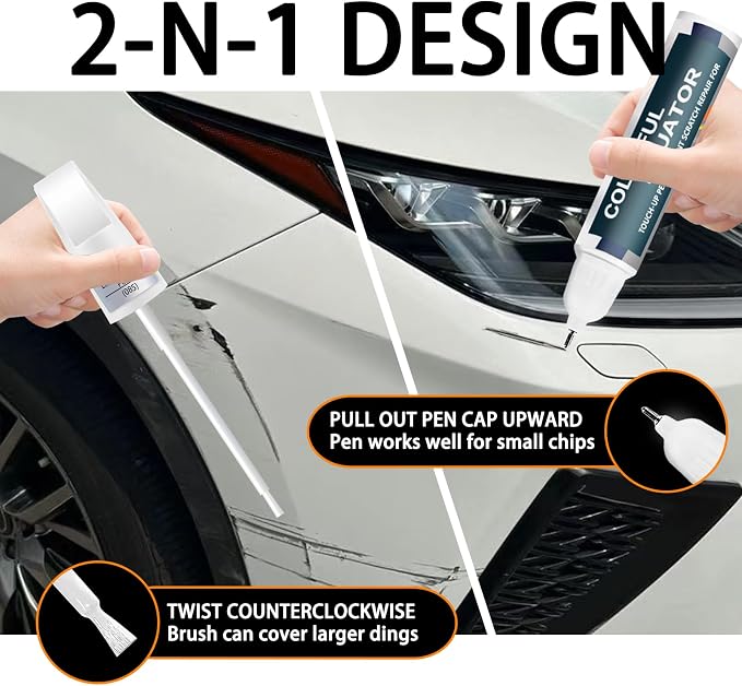 Cloudburst Gray Touch Up Paint for Lexus, Car Paint Pen Scratch Repair - Image 5