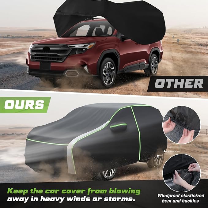 Mixsuper Liner Car Cover for Forester 2009-2026, All Weather Car Cover for - Image 6