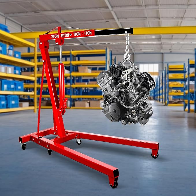 2 Ton Engine Hoist, Folding Cherry Picker Engine Hoist - Image 8