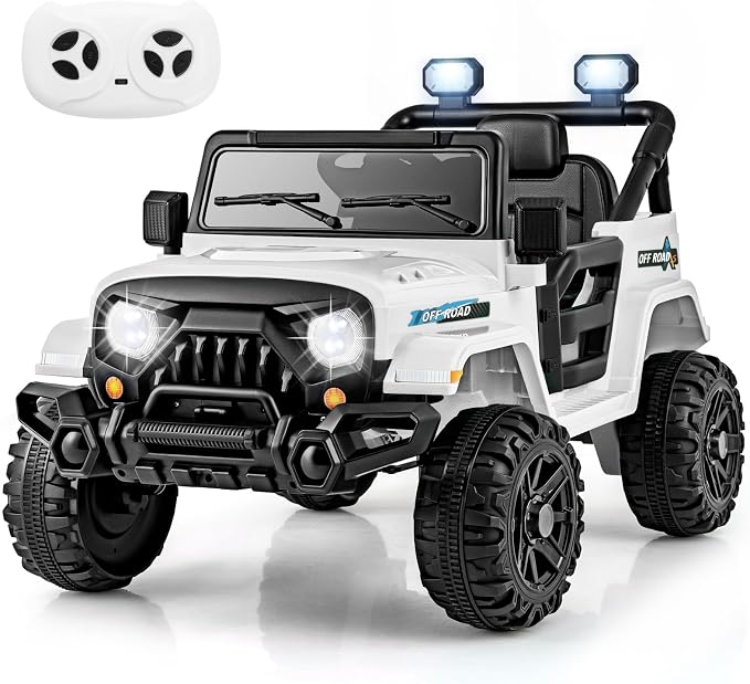 Costzon 12V Kids Ride on Truck Car, Electric Vehicle w/Remote Control, Threaded by Costzon